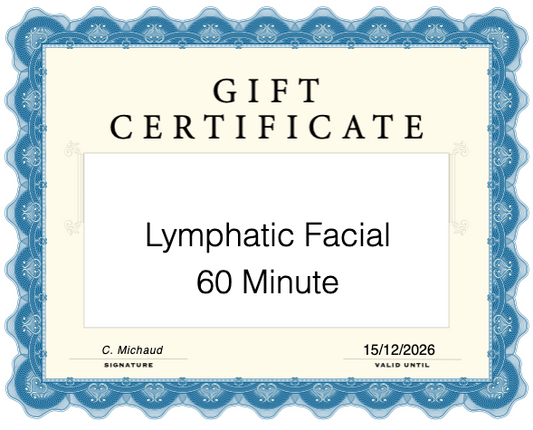 60 Minute Lymphatic Drainage Facial Gift Certificate