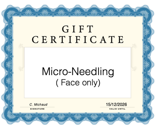 Micro - Needling Gift Certificate ( Face Only)
